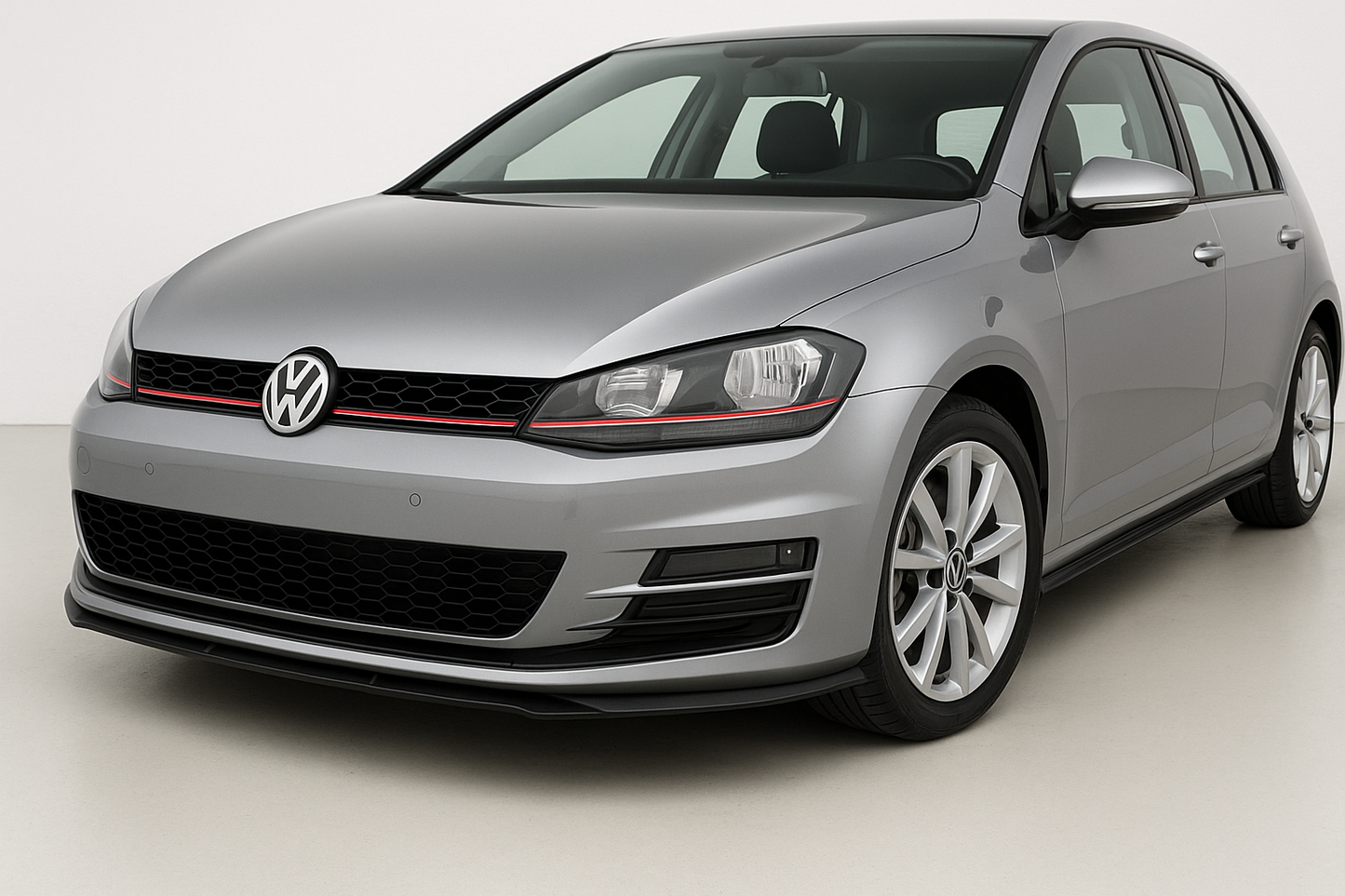 Gloss Black Front Bumper Lip