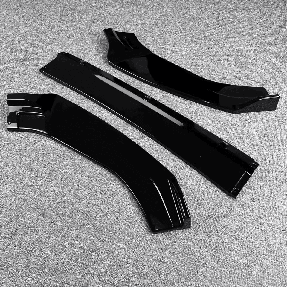 Gloss Black Front Bumper Lip
