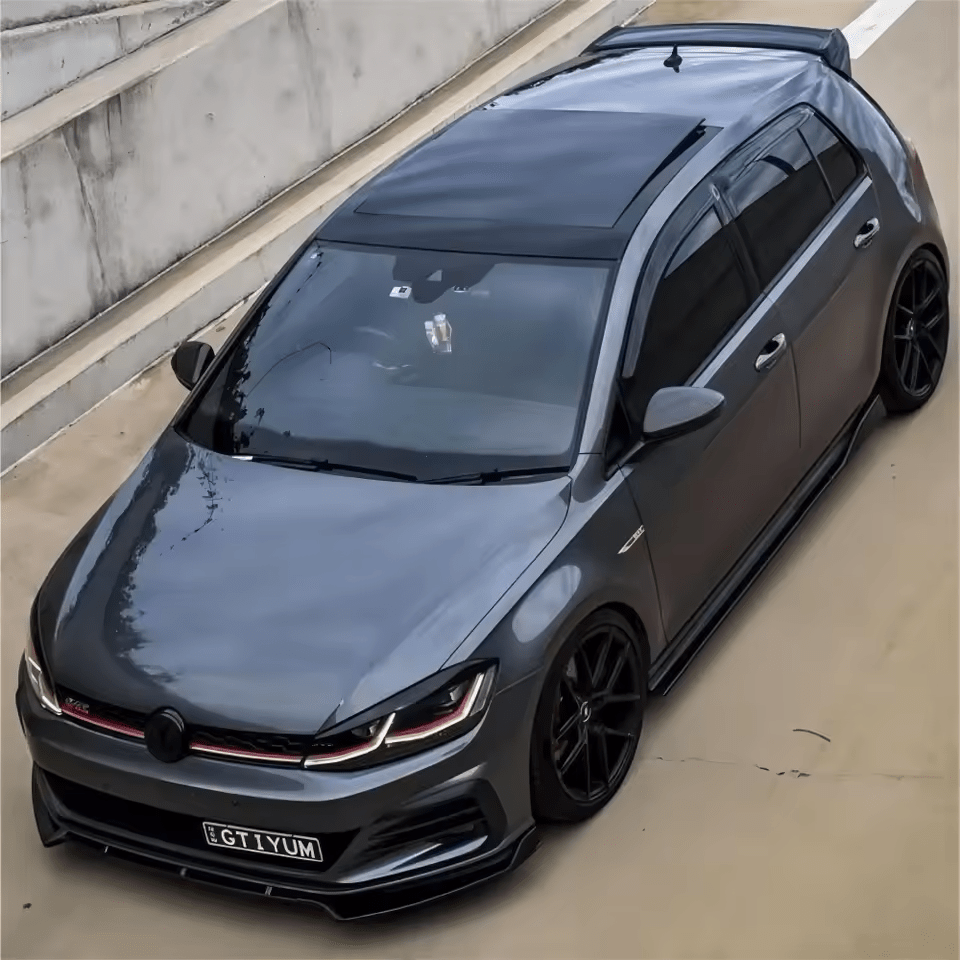 Gloss Black Front Bumper Lip